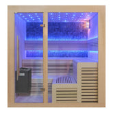 AWT Sauna B1213A Pappelholz 220x200 9kW EOS BiO-Thermat